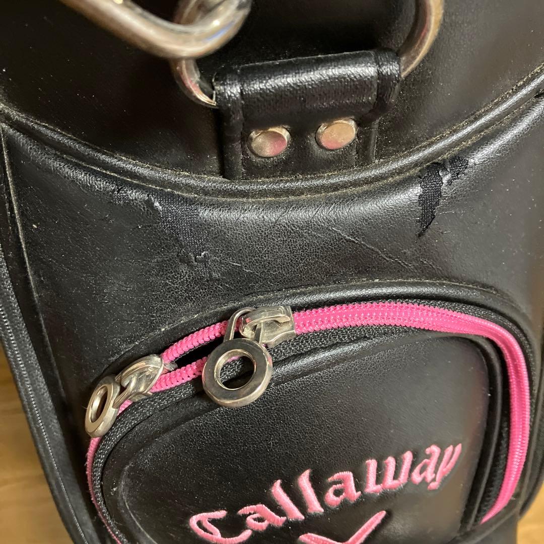 Callaway ゴルフキャディバッグ　ブラック/ピンク　レディース