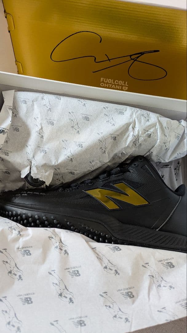 new balance TSHOBK1　大谷翔平モデル ブラック/ゴールド