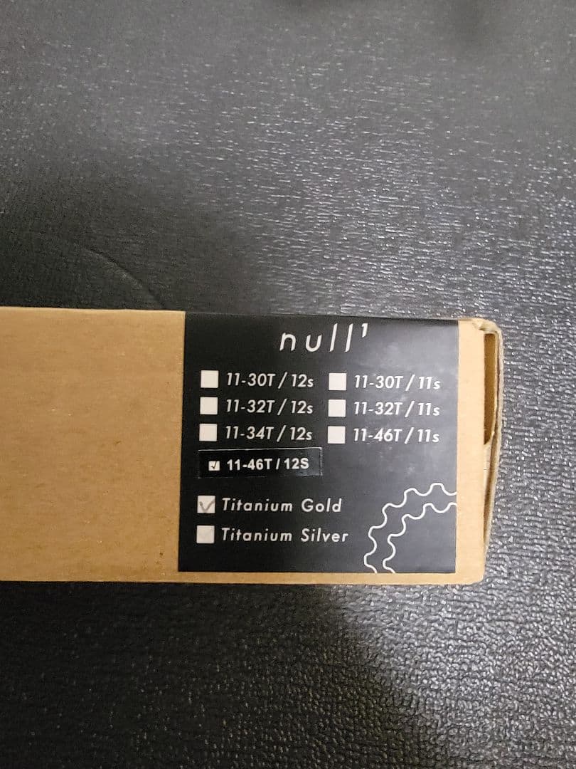 新品未使用 NUTON null¹ 超軽量CS 12速　11-46T