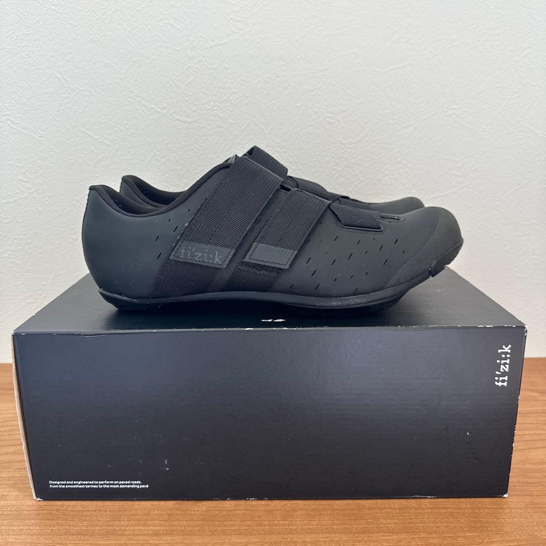 【美品】fizik ブラック ロードシューズ
