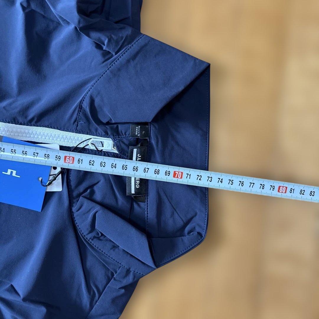 ☆新品☆J.Lindeberg ジェイリンドバーグネイビー ベストL 薄手