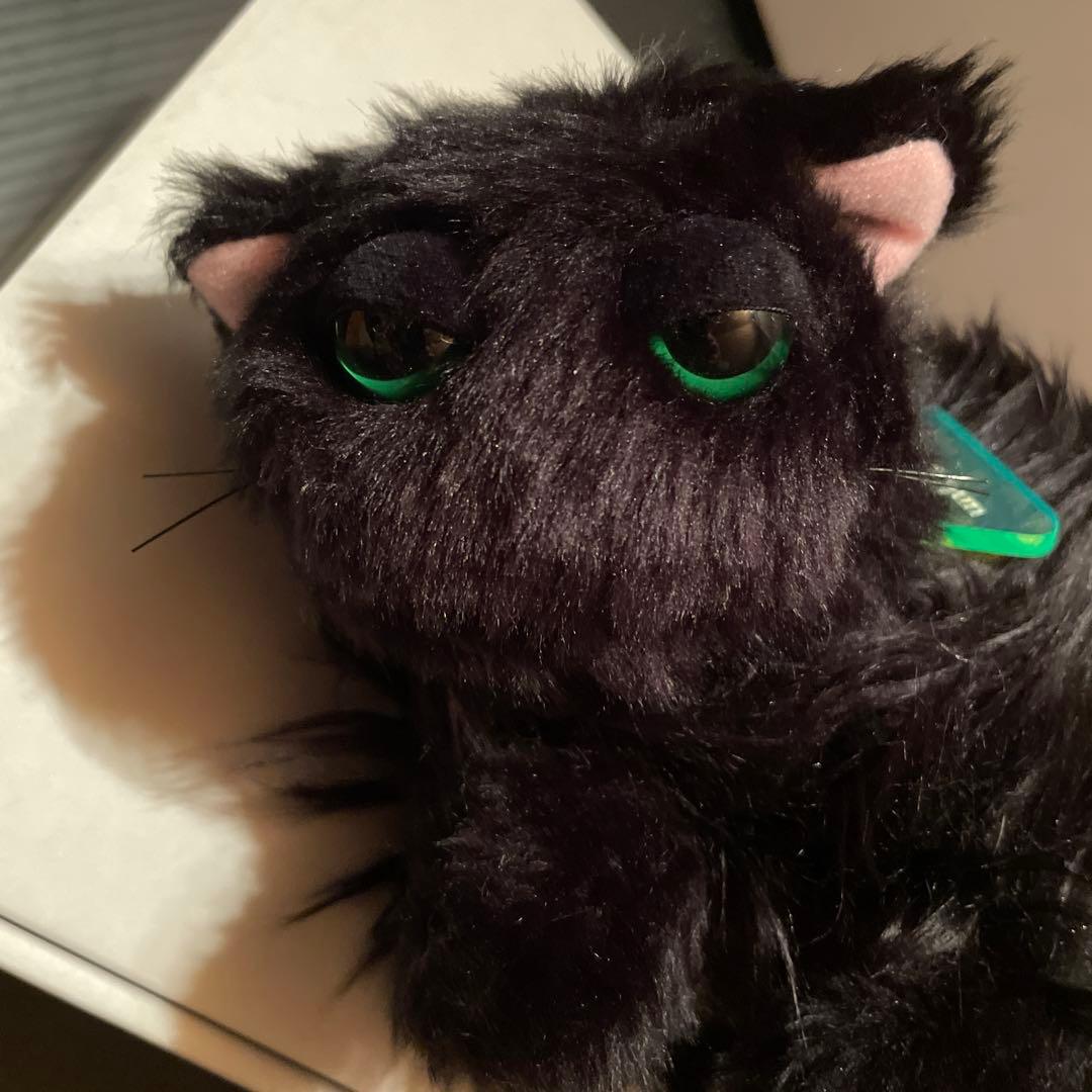 なつかない猫　せこなお　mokemono ぬいぐるみ　黒猫