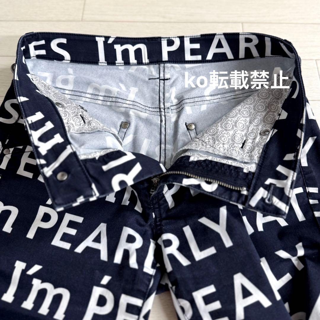 PEARLY GATES パーリーゲイツ 総柄 ロゴ ゴルフ パンツ サイズ1