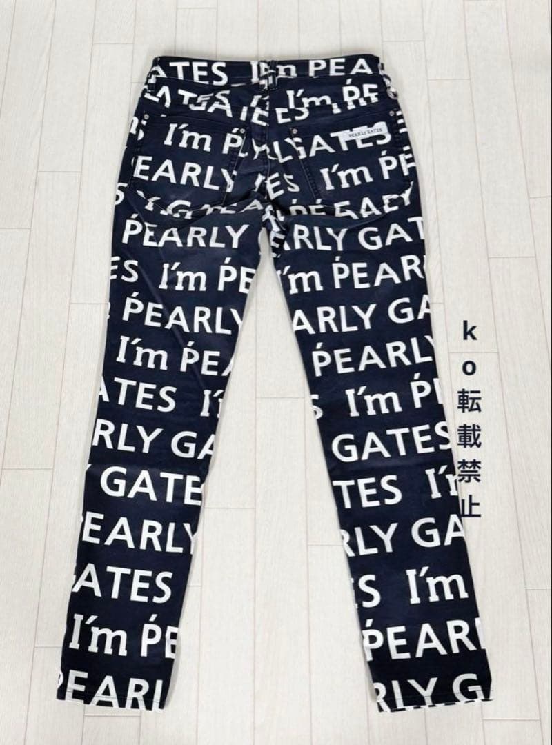 PEARLY GATES パーリーゲイツ 総柄 ロゴ ゴルフ パンツ サイズ1