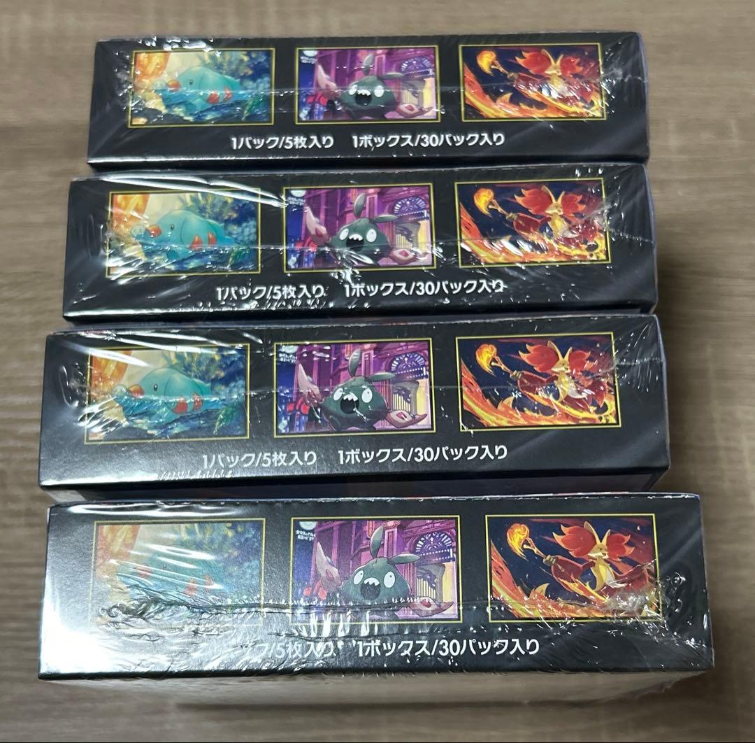 ポケモンカード　ニンジャスピナー　4BOX シュリンク付き　新品未開封