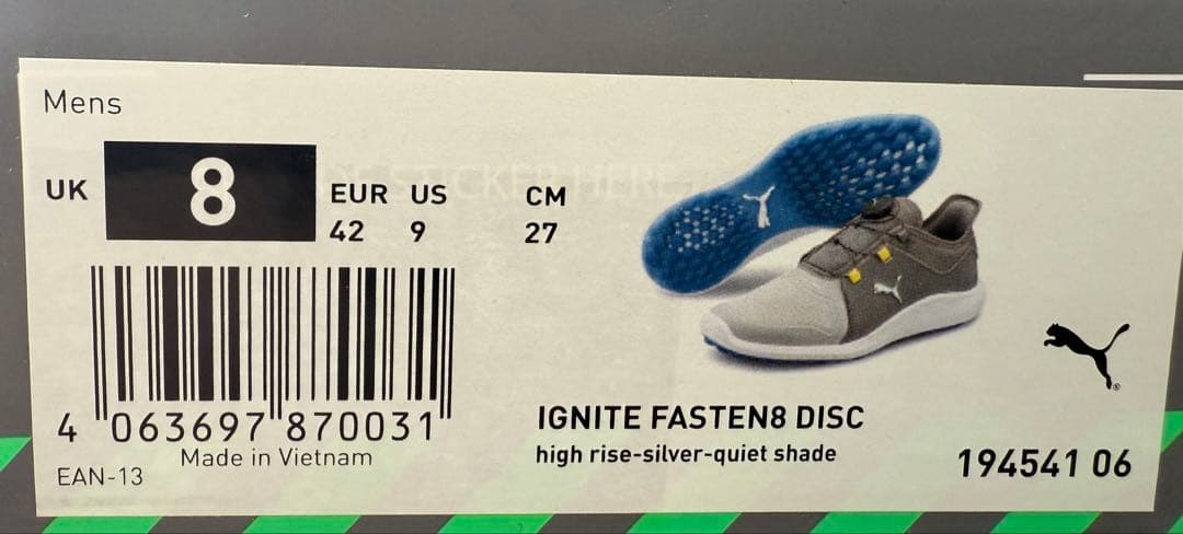 PUMA(プーマ) メンズ イグナイト FASTEN8 ディスクゴルフシューズ