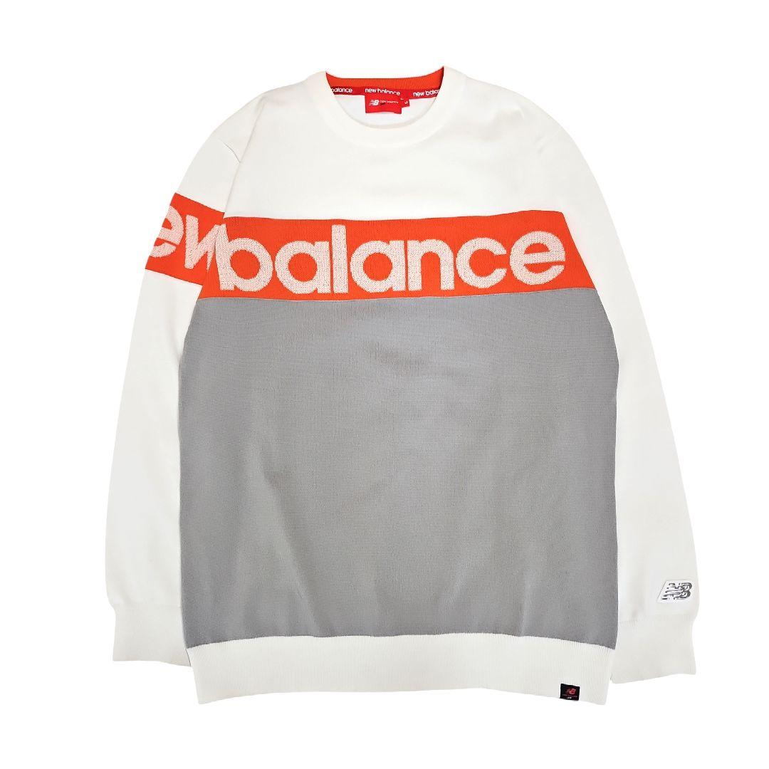 【new balance golf】クルーネック ニット プルオーバー