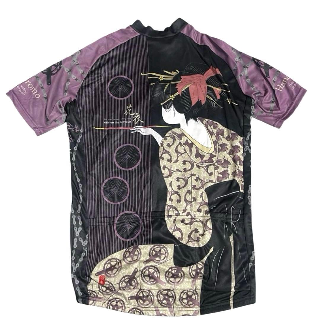 新品未使用☆サンボルト 半袖サイクルジャージ シャツ 浮世絵　花衣　2XL