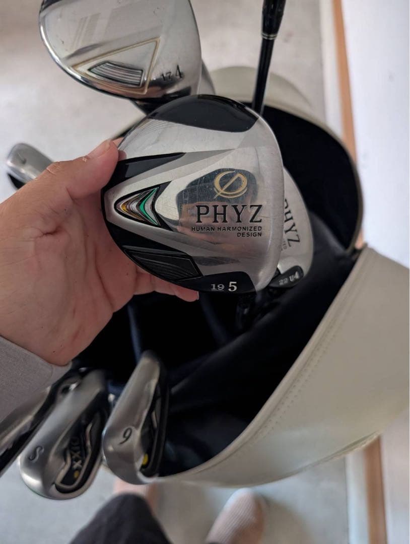 PHYZ クラブセット 6本アイアン 4本ウッド ドライバー