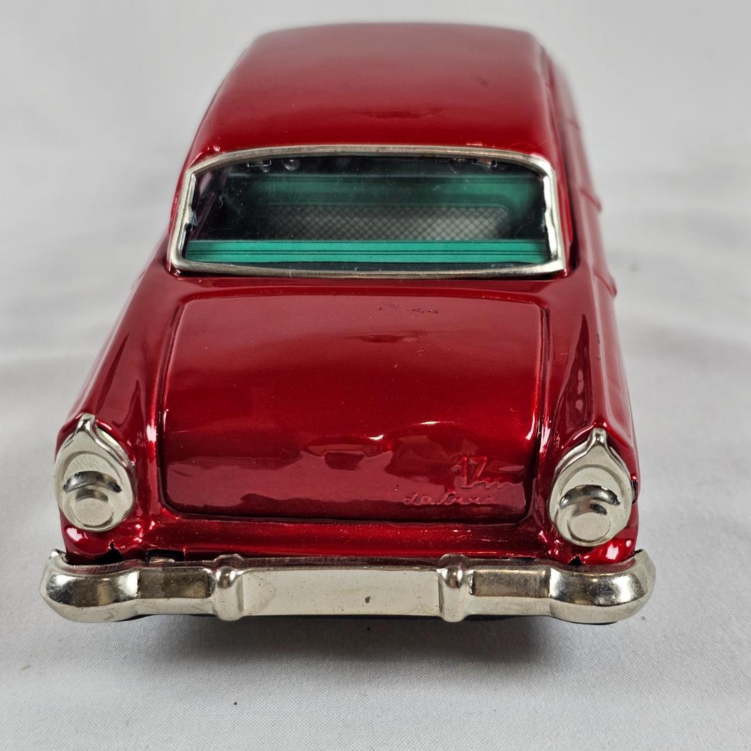 【極希少】萬代屋 BC赤函 フォード ターナス 17M 1950s ブリキ 箱