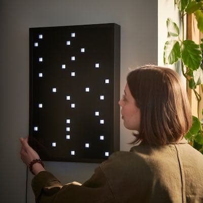 LEDウォールランプ, ブラック