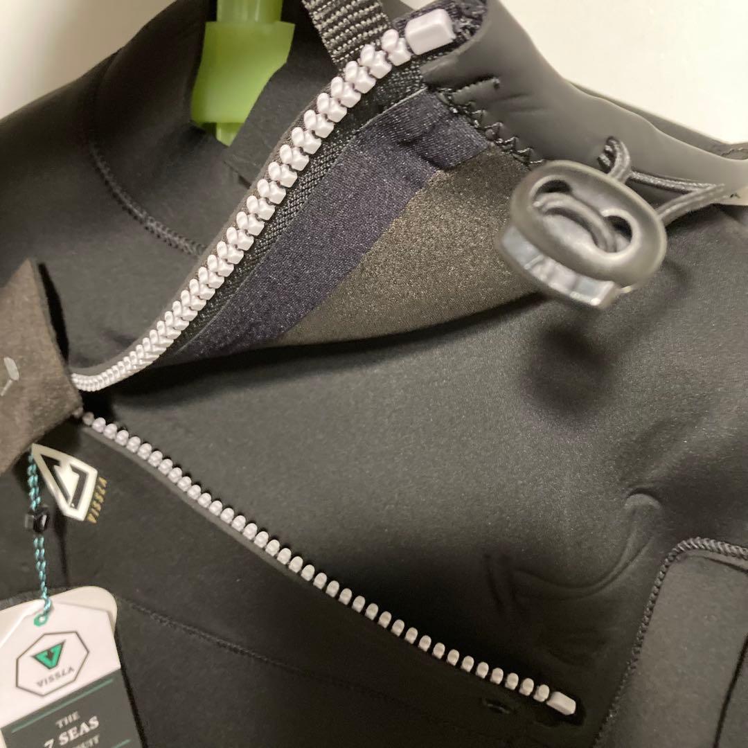 新品 VISSLA 3mm フルスーツ ウェットスーツ L ブラック ビスラ