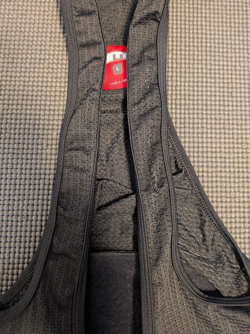 裏起毛CASTELLI ビブショーツ TUTTO NANO BIBSHORT L
