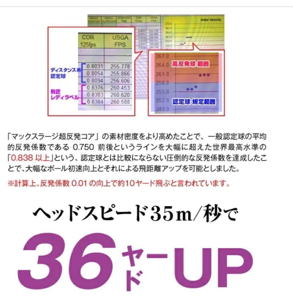 新型 世界一飛ぶ女性用高反発球 ワークスゴルフ 飛匠プレミアムレディ 2箱セット