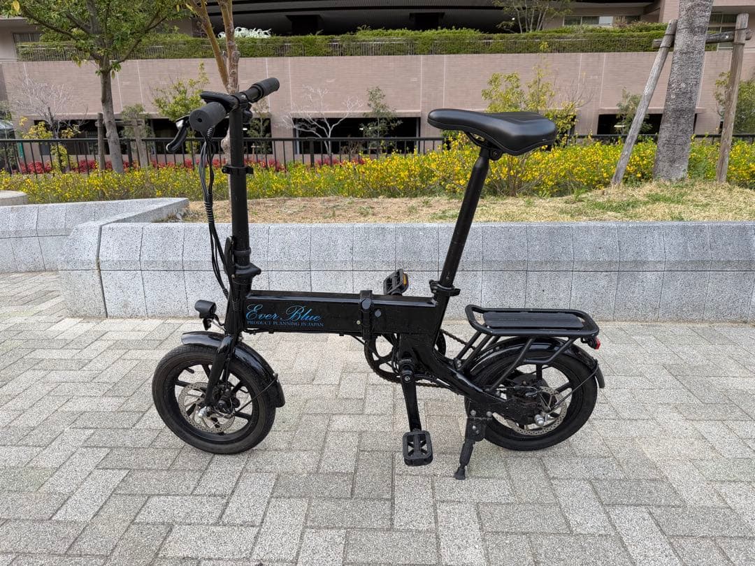 Eco Blue 電動アシスト付き自転車　黒