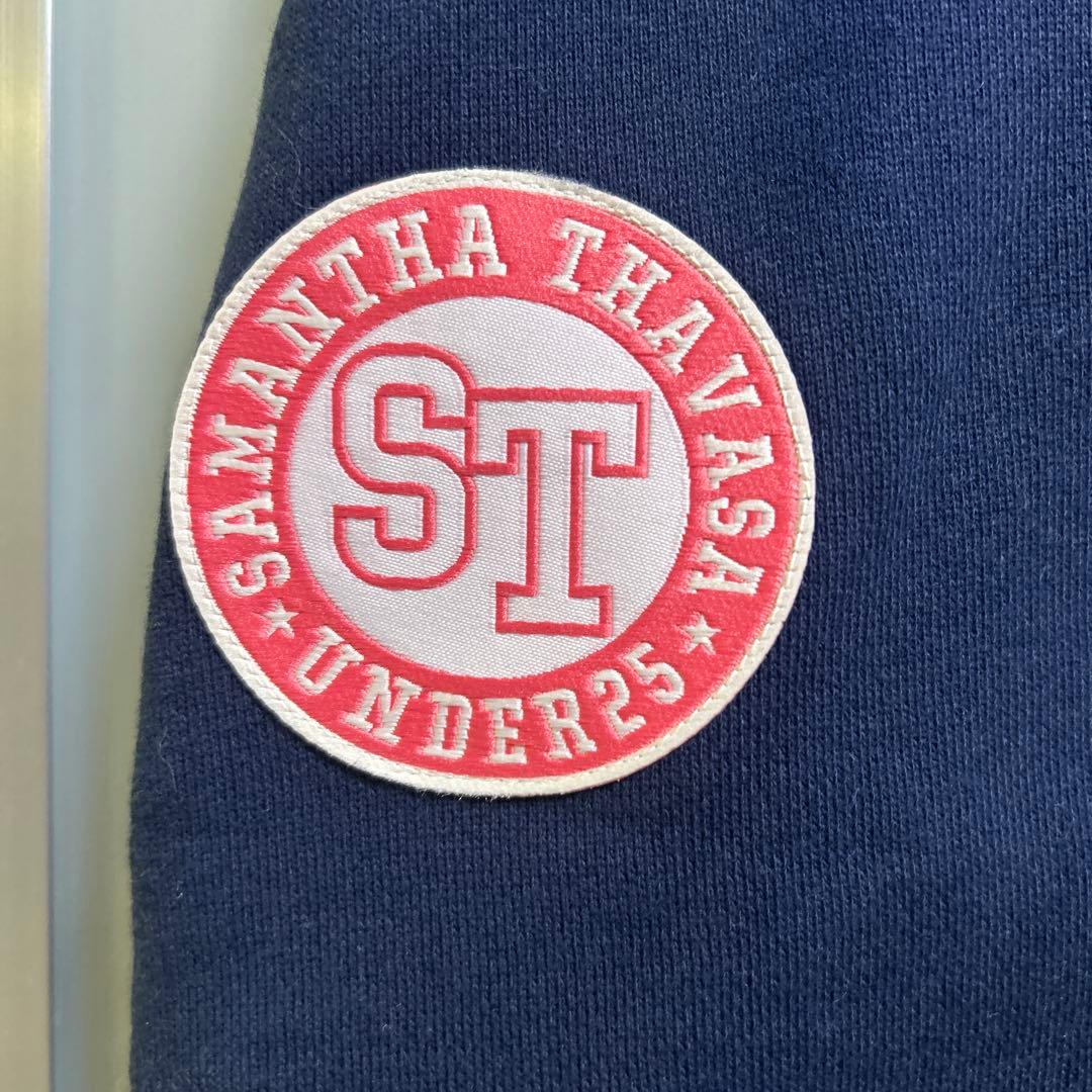 Samantha Thavasa 綿100%スカート ネイビー　値下げ❗️