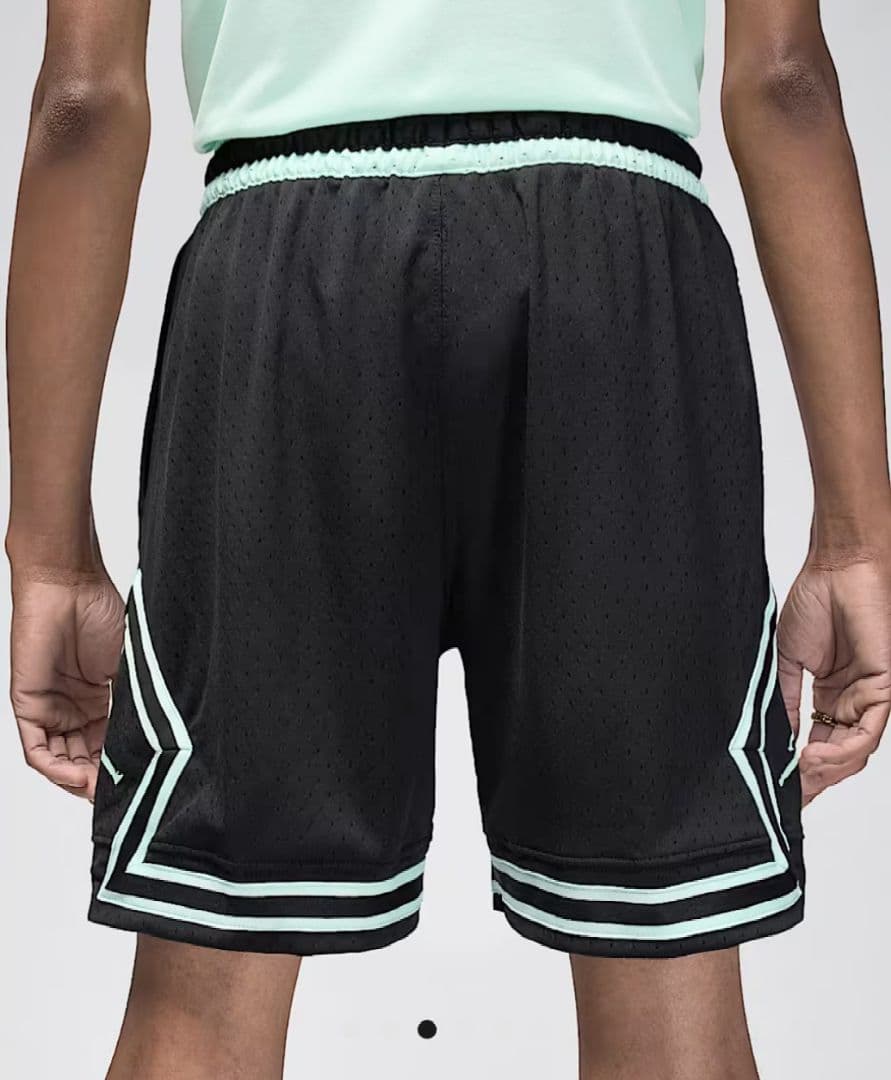 FLIGHTロゴ バスケットボールパンツ M 黒/ミント JORDAN
