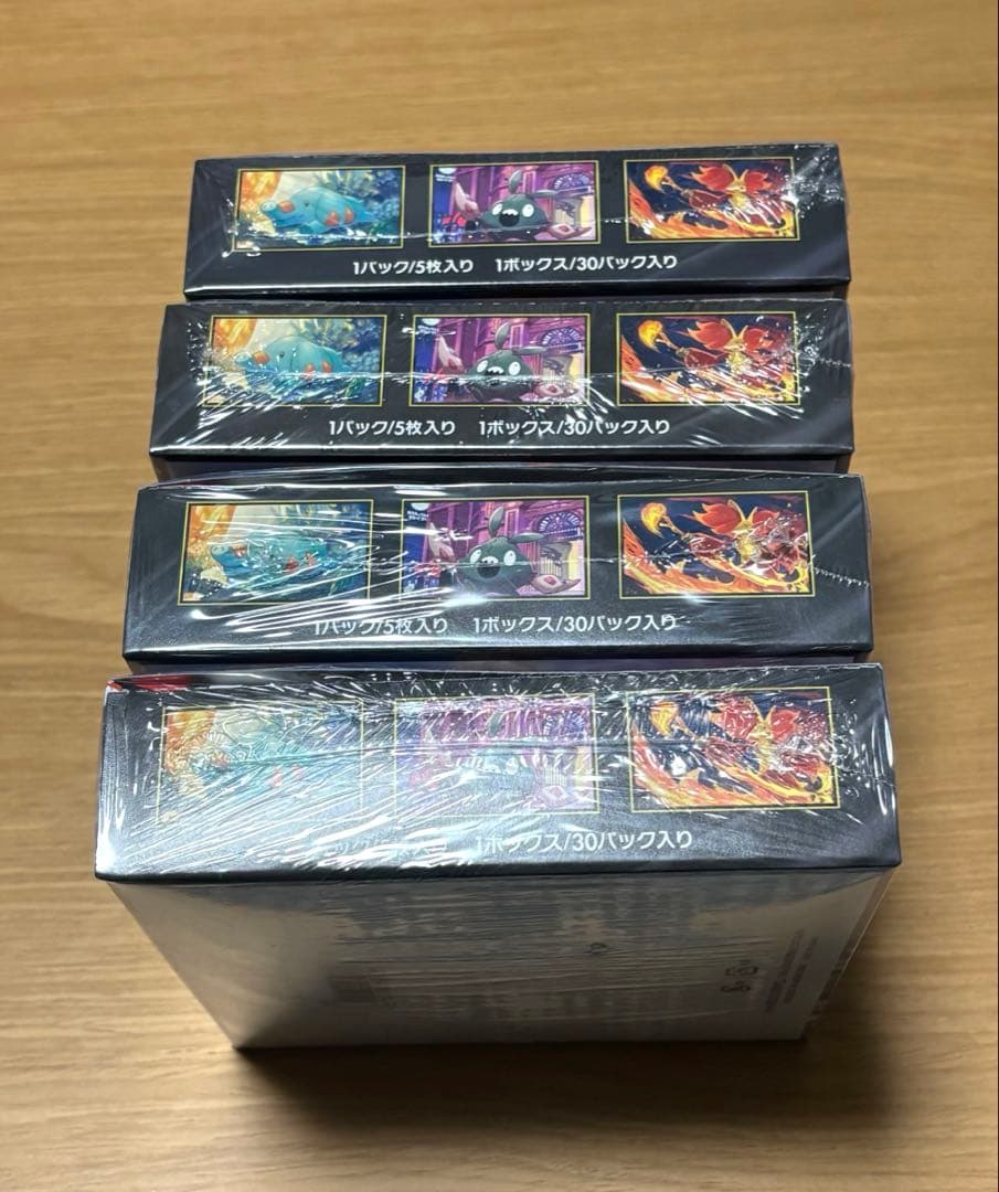 ポケモンカード ニンジャスピナー 4BOX シュリンク付き