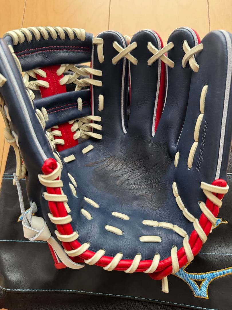 Mizuno Pro ダイバーシティブルー　軟式　内野手用　グローブ