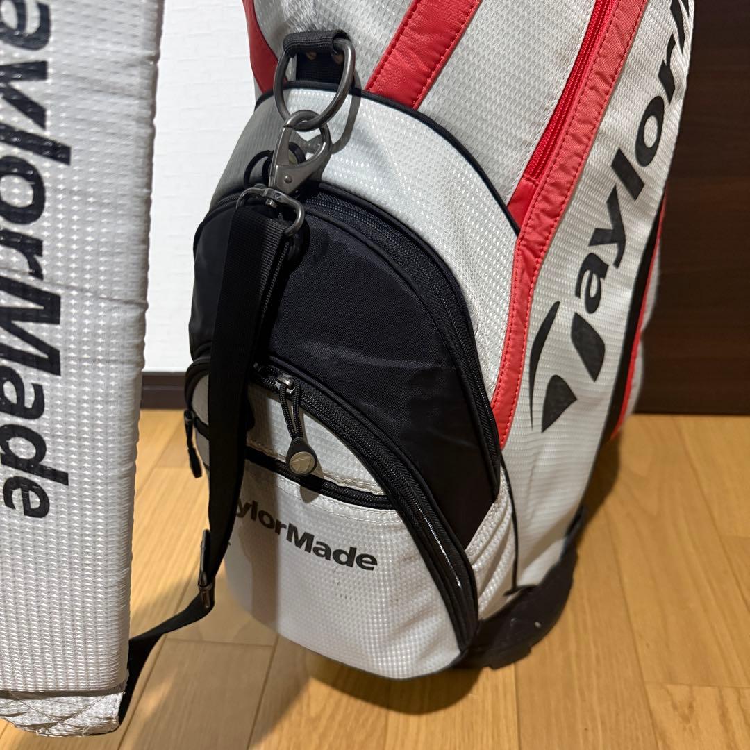 Taylormade キャディバッグ ゴルフバッグ 白 黒