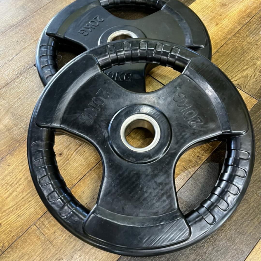 ラバー50mmプレート　20kg  2枚