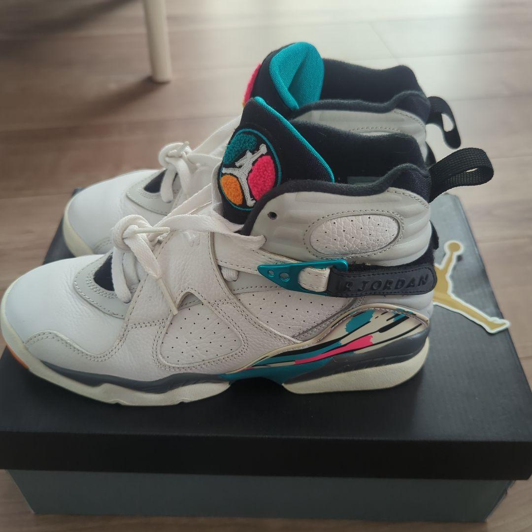 Air Jordan 8 ホワイト/マルチカラー