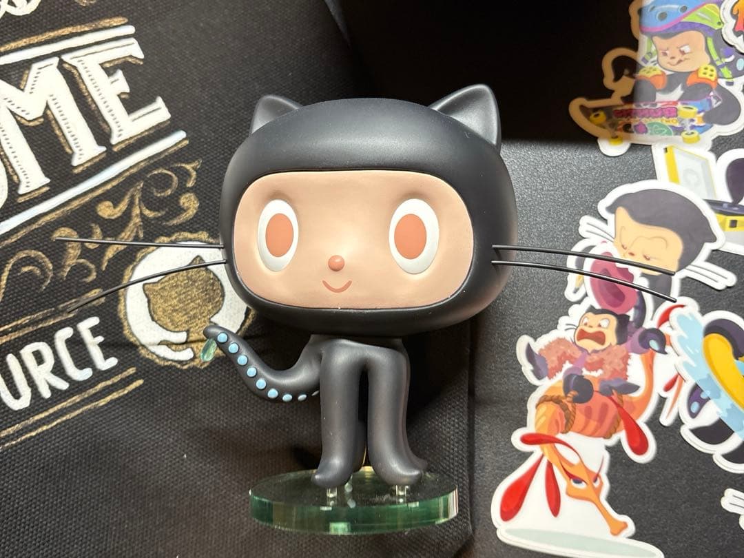 GitHub 、Octocat フィギュア 、トートバッグ 、ステッカー
