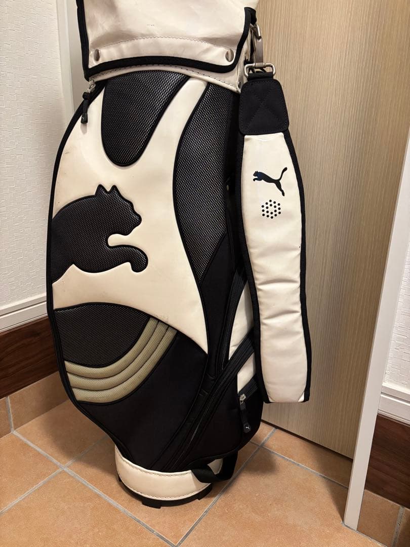 【PUMA プーマ】ゴルフ GOLF キャディバッグ ゴルフバッグ ホワイト