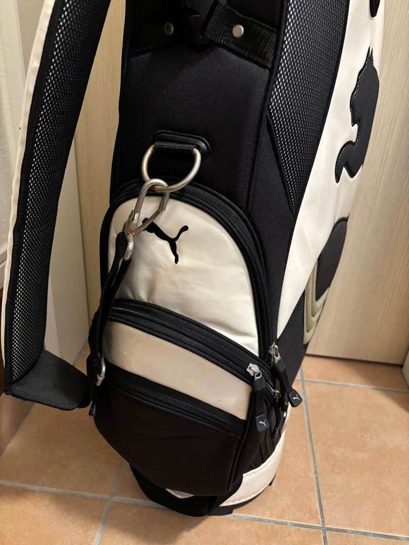 【PUMA プーマ】ゴルフ GOLF キャディバッグ ゴルフバッグ ホワイト