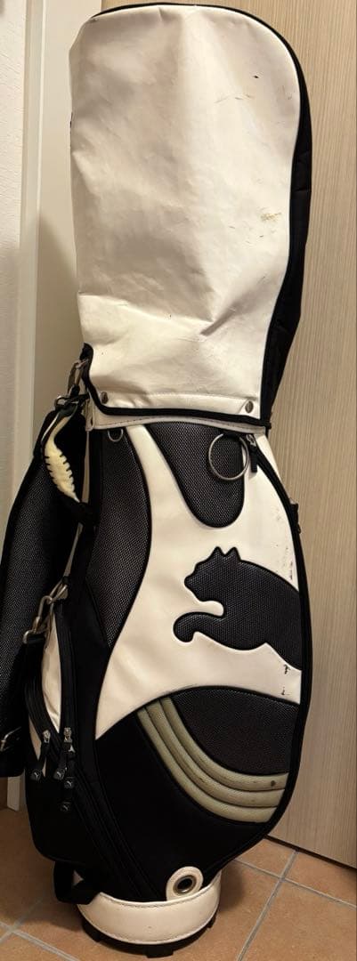 【PUMA プーマ】ゴルフ GOLF キャディバッグ ゴルフバッグ ホワイト