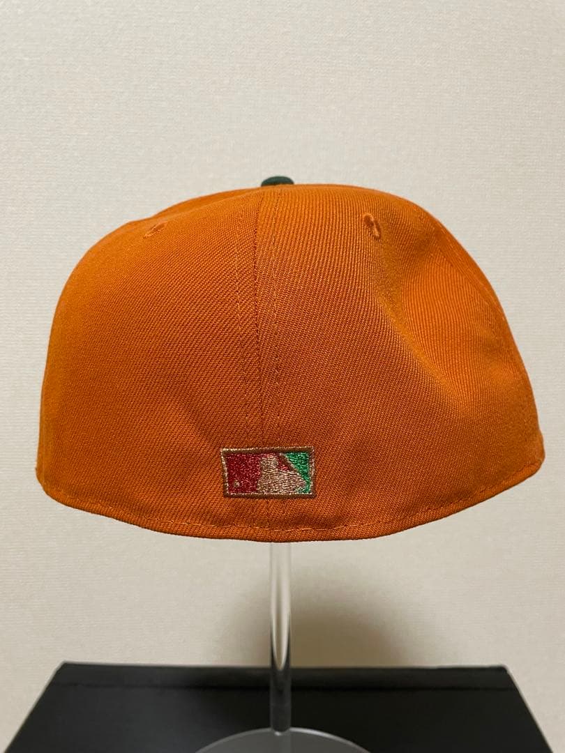 ニューエラ　59fifty マリナーズ キャップ オレンジ グリーン 7 1/2