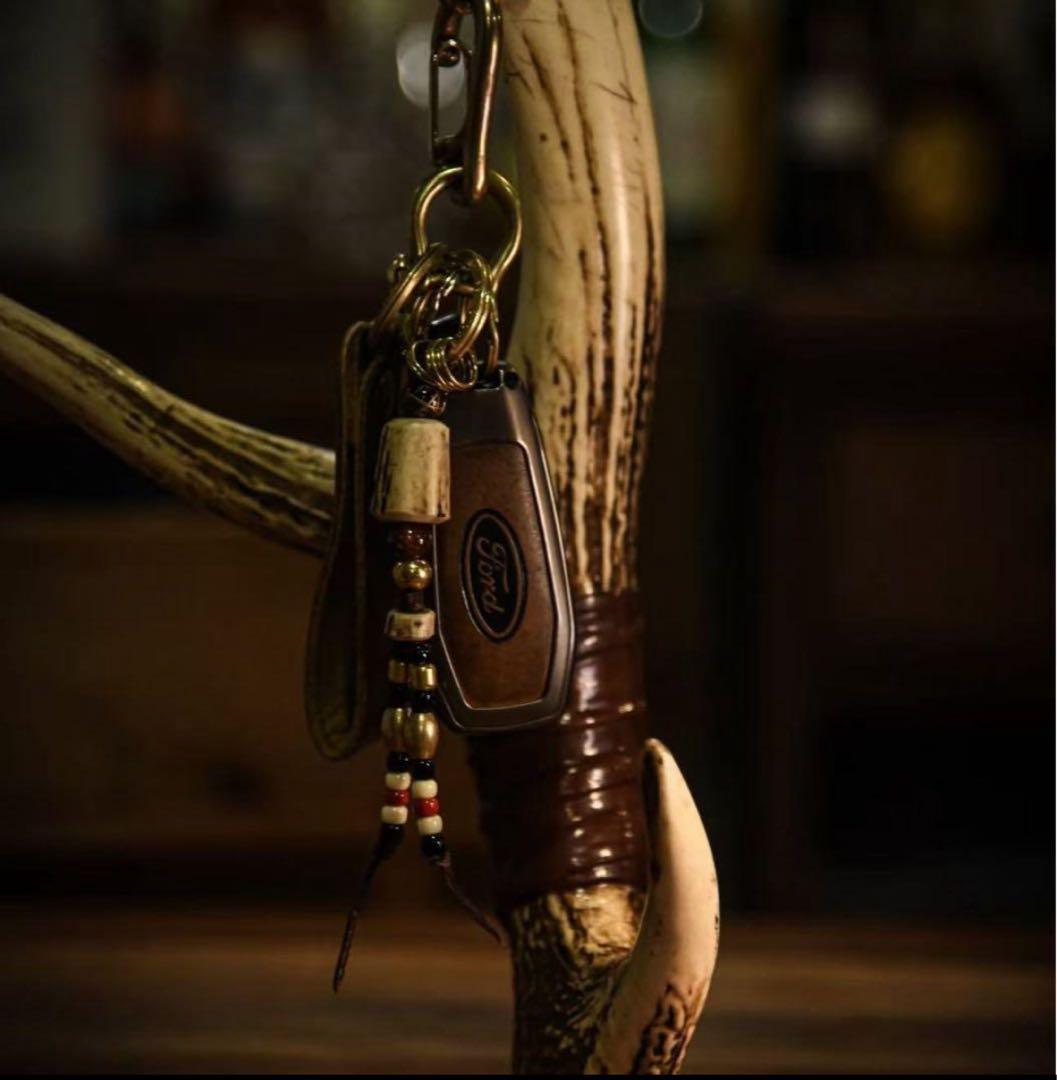 MOLD'S限定 old mountain DEER HORN KEYRING\"
