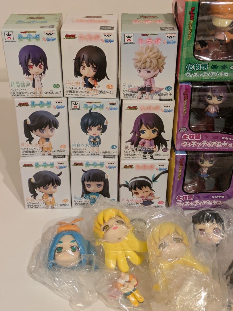 14 化物語 偽物語 フィギュアなど大量セット