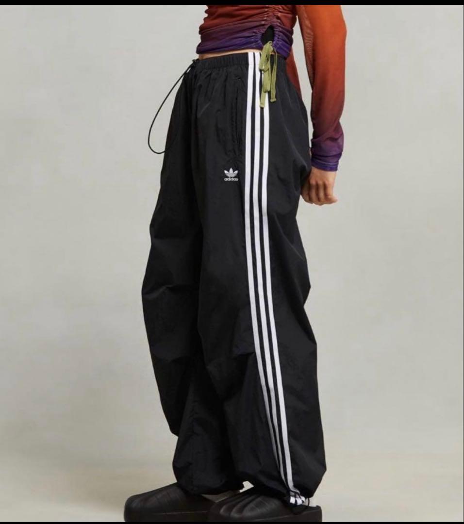 adidas アディダス パラシュートパンツブラック S