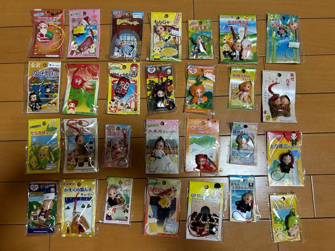 ☆新品未開封☆ご当地キューピーストラップ53個まとめ売り