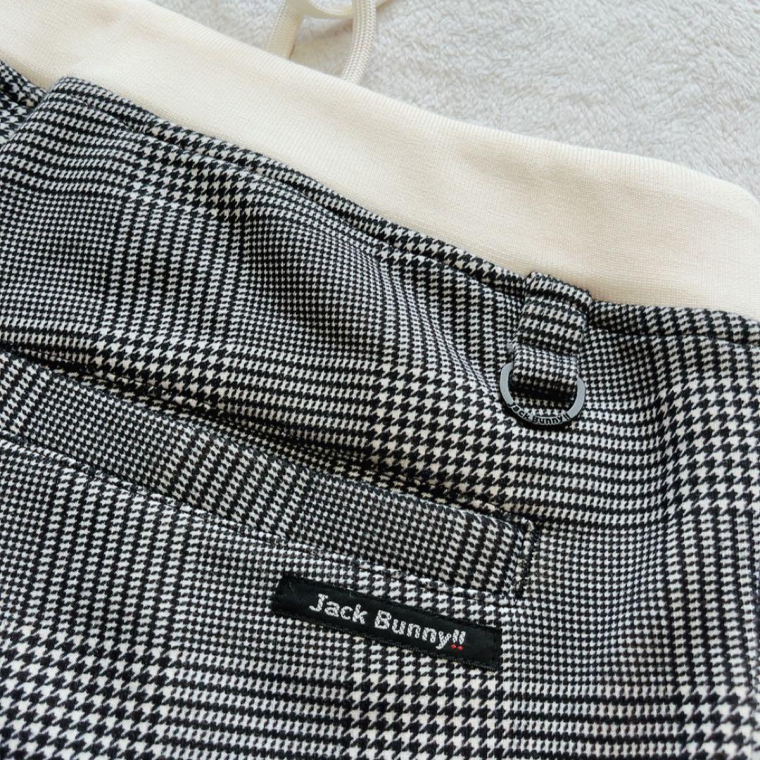 極美品　ジャックバニー　グレンチェック　千鳥格子　ジョガーパンツ　ストレッチ