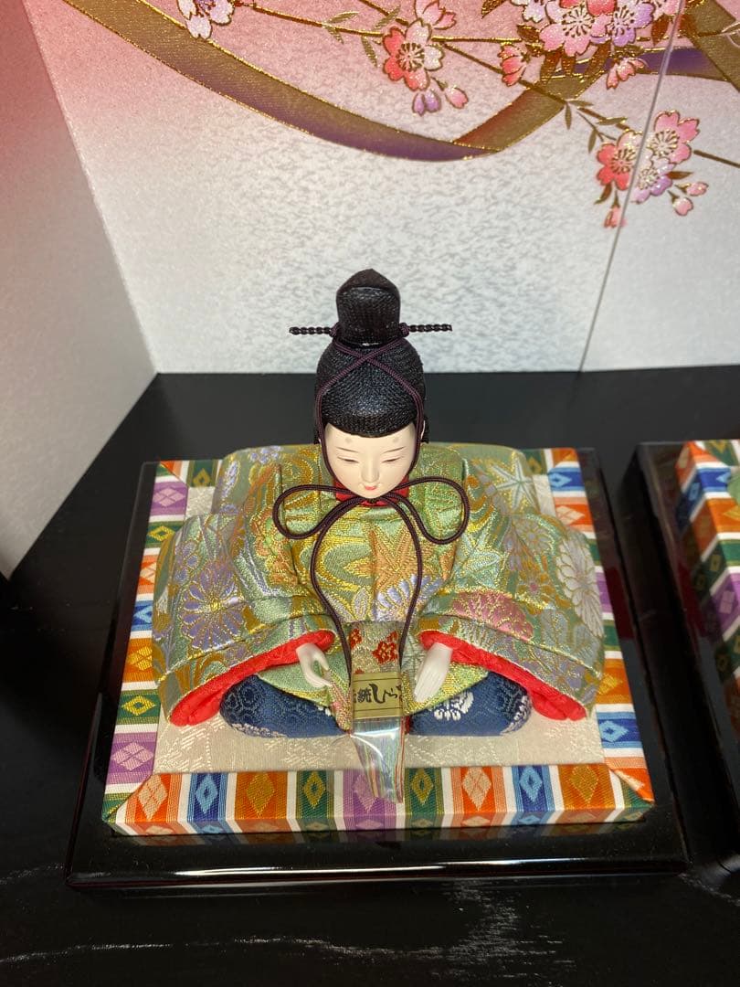東京久月　木目込人形　ほのか　親王平飾り・頭　杉田明十志　原作・木目込　木村　綾