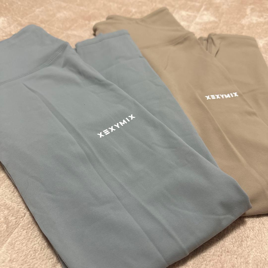 XEXYMIX 裏起毛　レギンス　セット　ピラティス　ヨガ　スポーツ