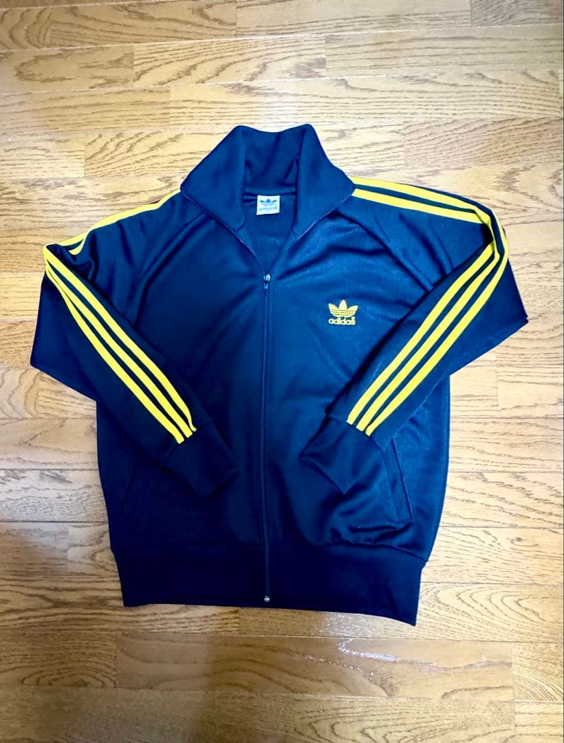 美品　80s'〜90s' アディダス　トラックジャケット　ファイヤーバード　黒