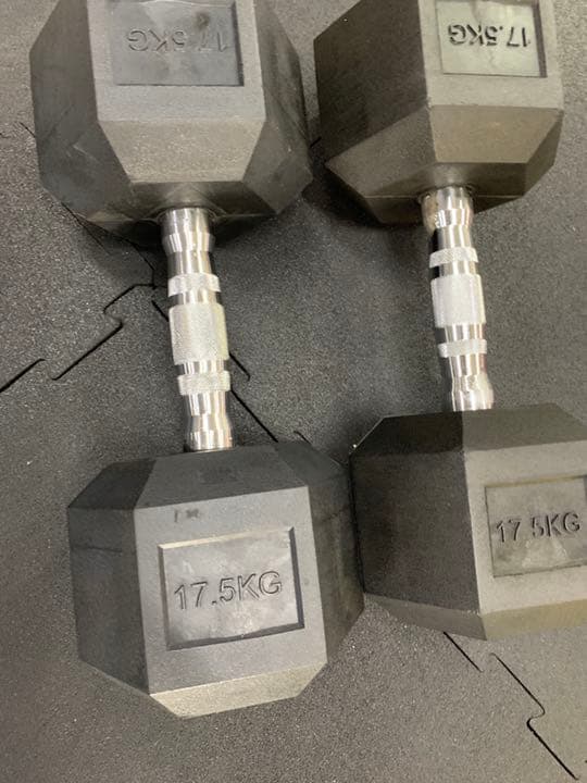 ラバーヘックス  ダンベル　２.5kg 5kg   ７.5kg 10kg
