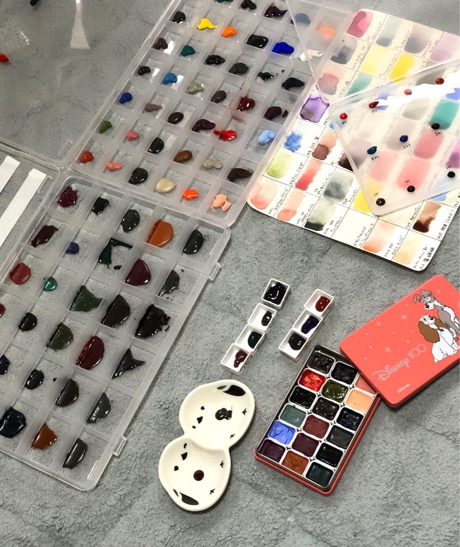 透明水彩絵の具 おすそわけパレット 在庫処分 匿名配送