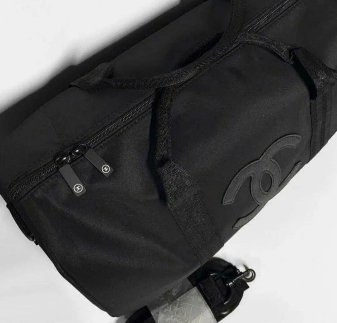 CHANEL シャネル　ボストンバックノベルティ　黒