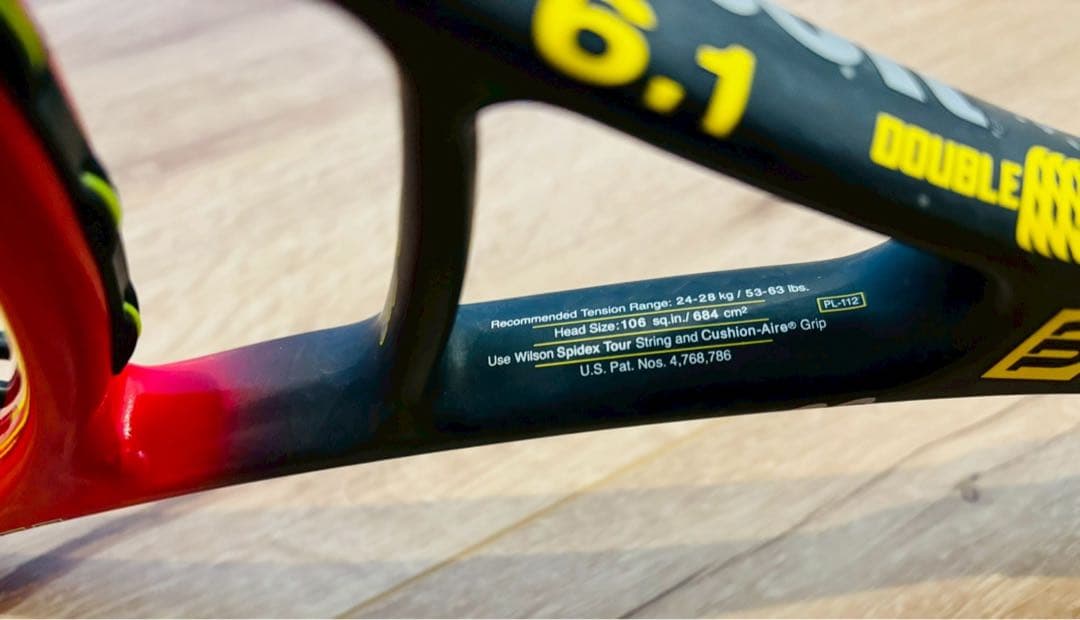 【美品】Wilson Hyper PRO STAFF 6.1 テニスラケット