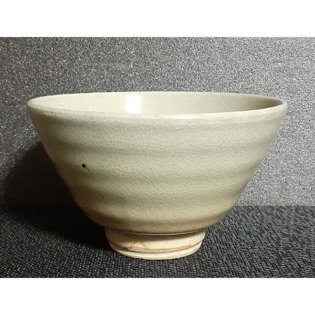 萩焼　【泰山】造　割高台　大振り　茶碗　茶道具　茶器　抹茶　抹茶茶碗