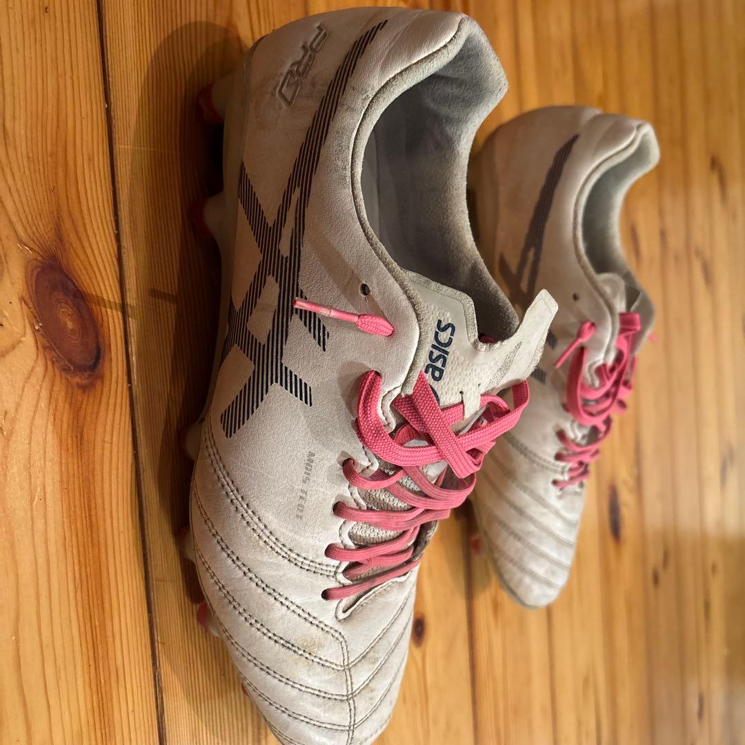 ASICS DS LIGHT サッカーシューズ ホワイト/ピンク