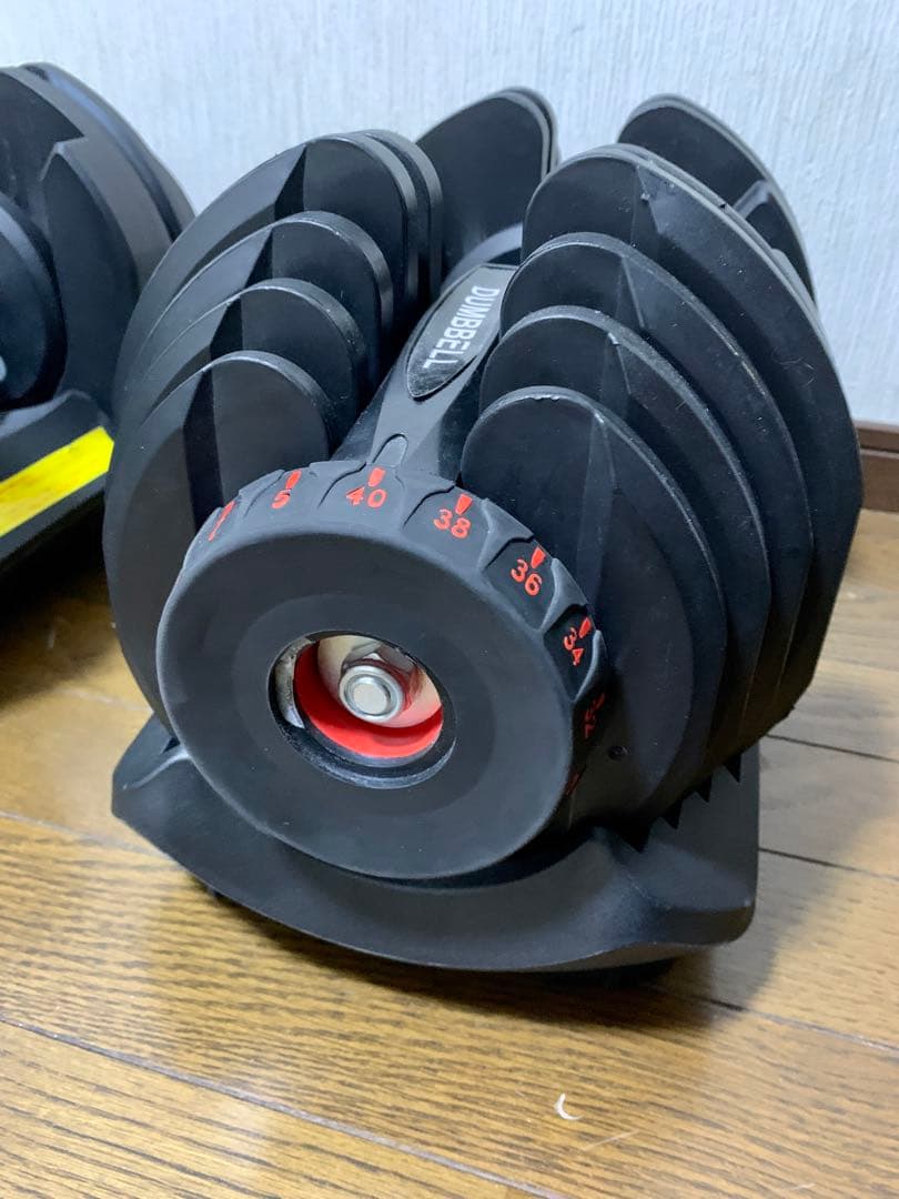 『引き取り限定』TOPFILM 可変式ダンベル 40kg ×2 80kgセット