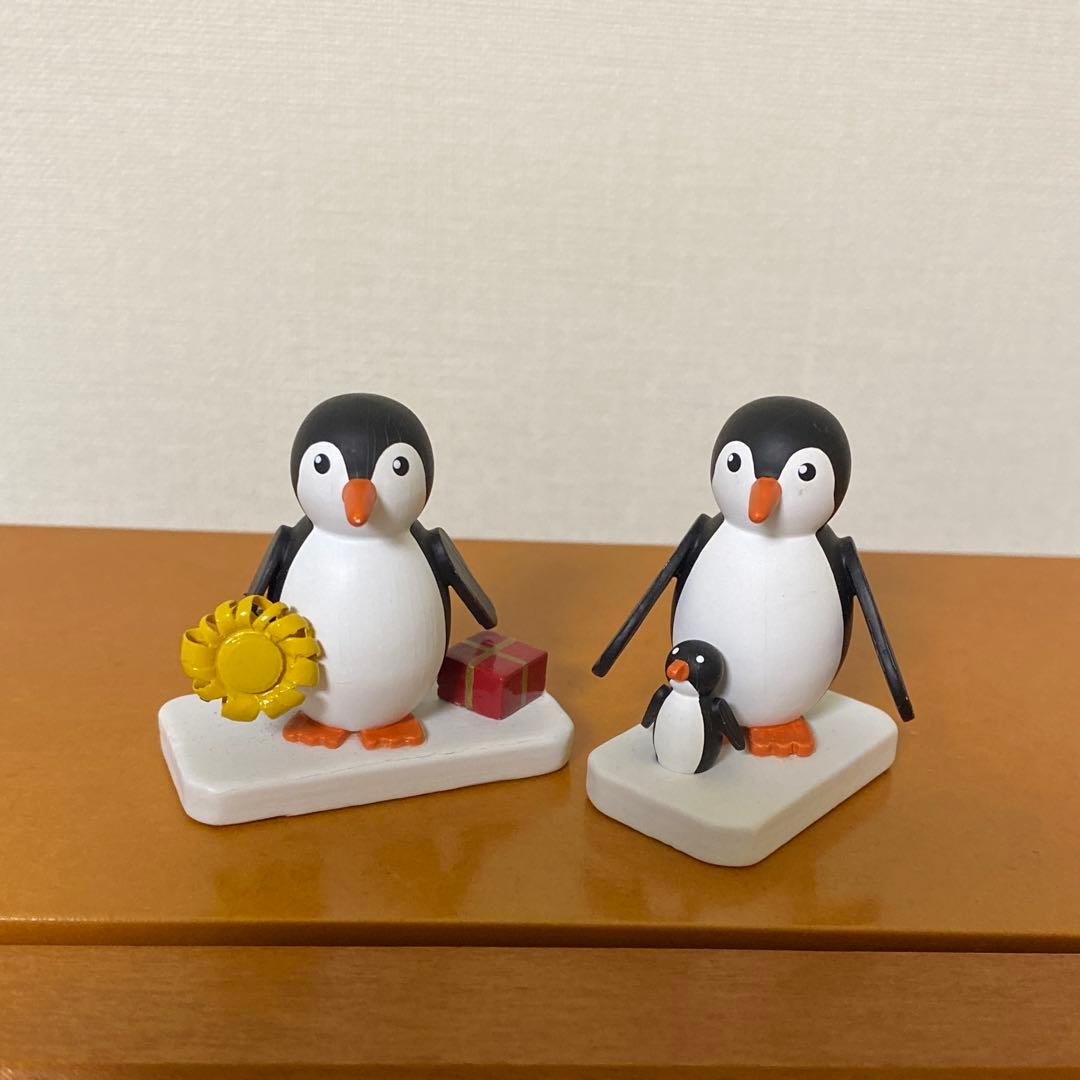 ドイツ製 置物　エルツ ザイフェン　ペンギン 2個セット
