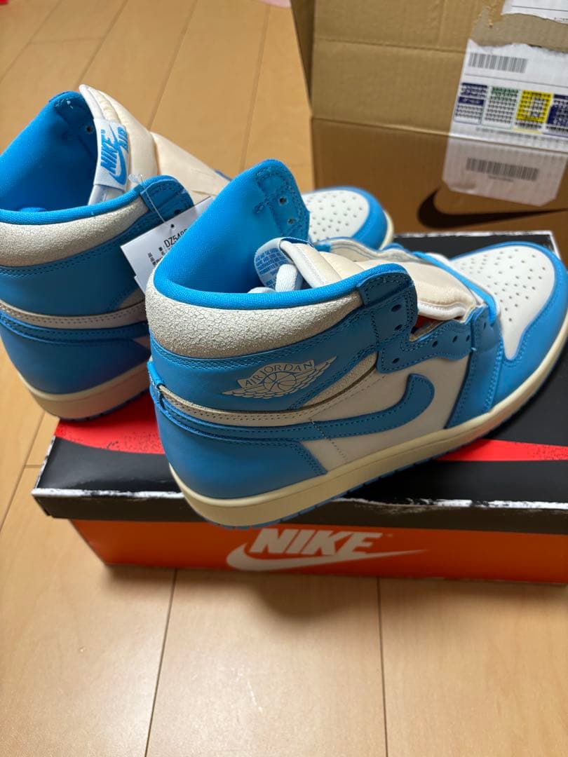 正規 Nike Air Jordan 1 High OG \"UNC 27.5cm