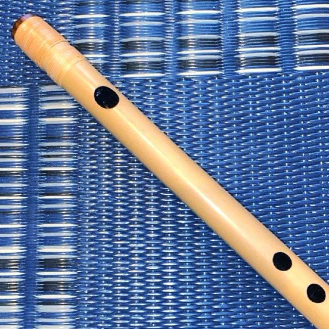 名工 金作 篠笛 唄用 天地巻 11本調子