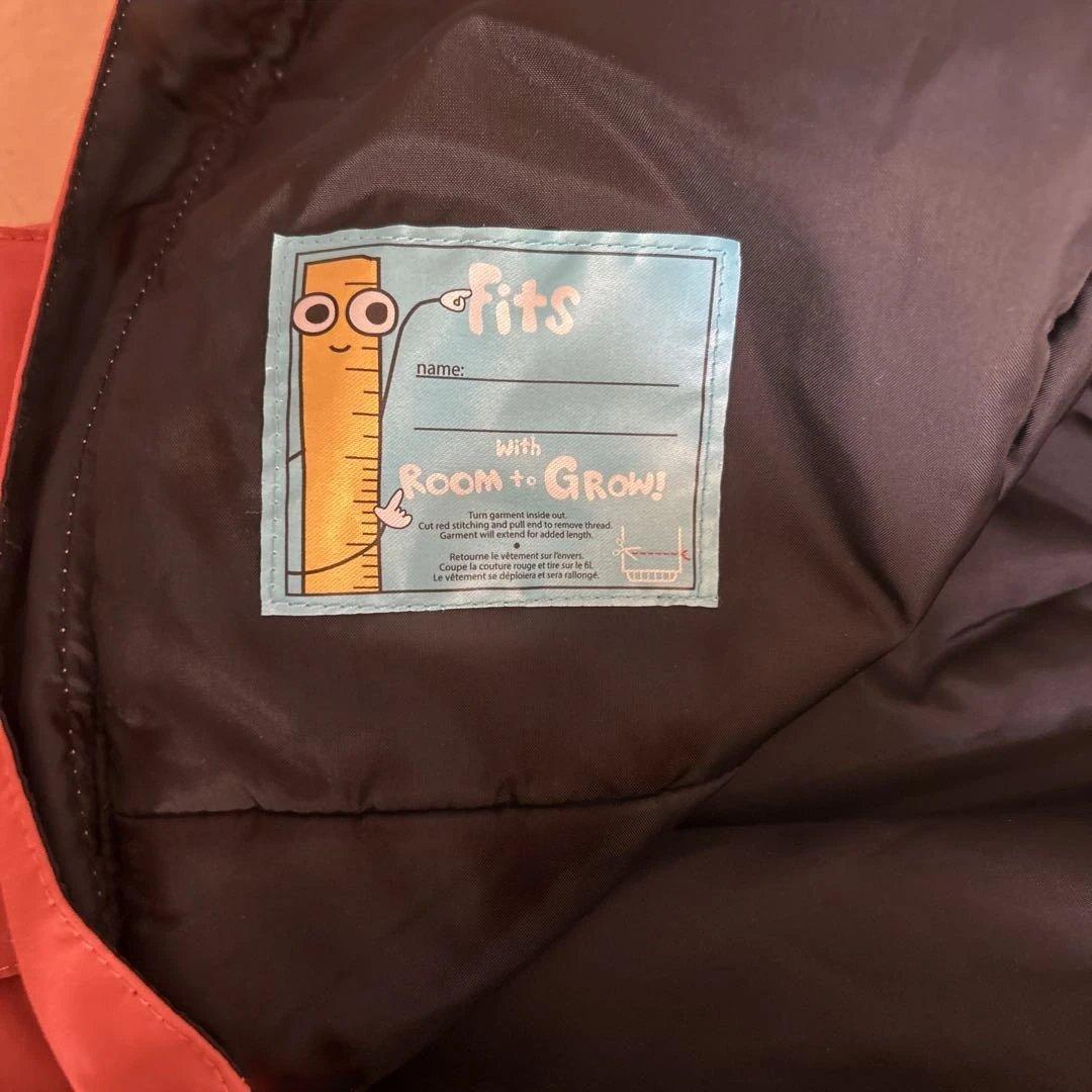 BURTON 子ども用スキーウェア グレー/オレンジ120cm